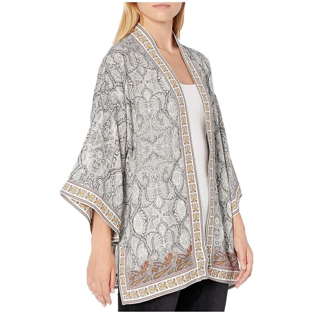 Max Studio open boho kimono